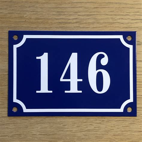 french metal house numbers|french house number plates.